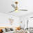 52 Inch Ceiling Fan With Dimmable Led Light 3 Solid Wood Blades Remote Control Reversible Dc Motor For Living Room-2103214044-2103214047