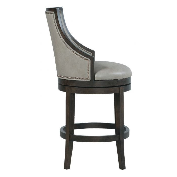 Tabouret pivotant Robroy, Tabouret de bar (siège d'une hauteur de 30 po), Espresso, Colombe 1183