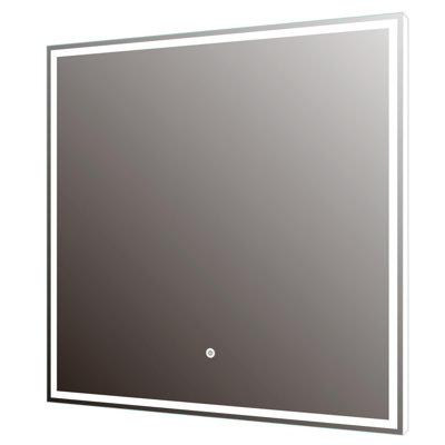 DAX Mirror with 5000K LED with Touch Sensor 110 V 50-60Hz, Metallic