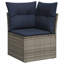 62cm Wide Patio Sofa with Cushions
