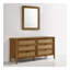 Commode 6 tiroirs avec miroir Vichy