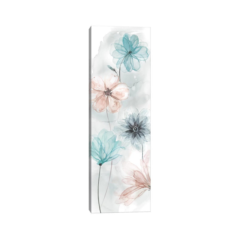 Transparent Rain II by Carol Robinson - Panoramic Print on Canvas, 30.48 cm H x 91.44 cm W x 1.91 cm D, Wrapped Canvas