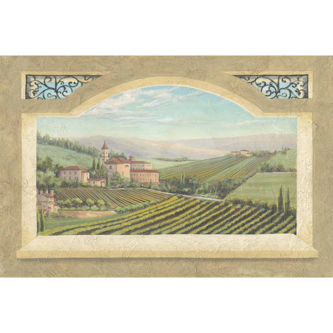 Leinwandbild Vineyard Window II von Joelle McIntyre