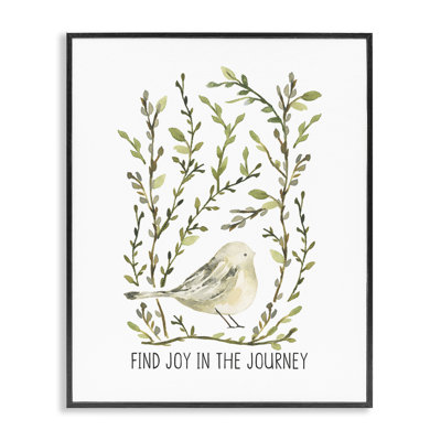 «Find Joy with Bird», estampe numérique par Blue Chair Blessing