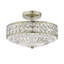 Ferris Glass Semi Flush Mount-19179296
