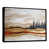 Black Floater Framed