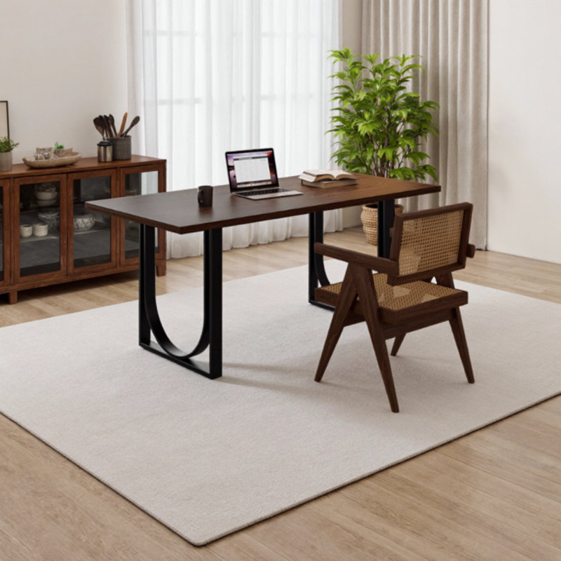Bureau moderne avec pieds en métal, H 29,52 po x l 39,37 po x P 19,68 po