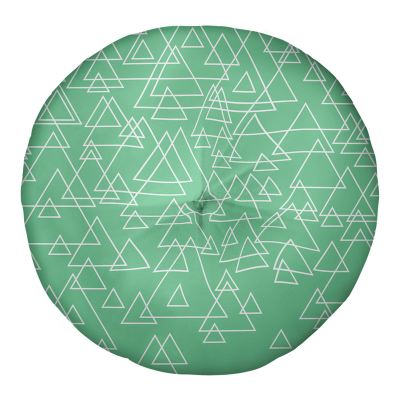 Coussin de sol Katelyn Elizabeth, 30 po x 30 po, Vert
