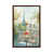 Toile avec cadre en bois brun classique est en rupture de stock