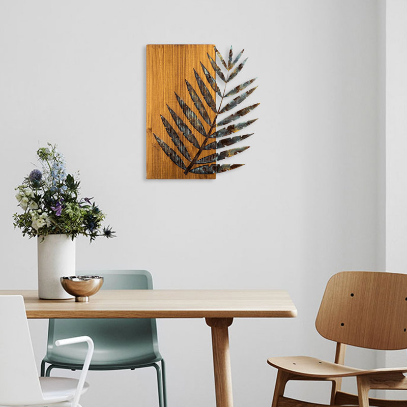 Accessoire mural décoratif en bois