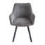 Linen Blend Upholstered Armchair-676442115-676442114-676442120
