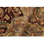 Tapis oriental en laine brun / rouge 9 pi 2 po x 12 pi 4 po Aaru