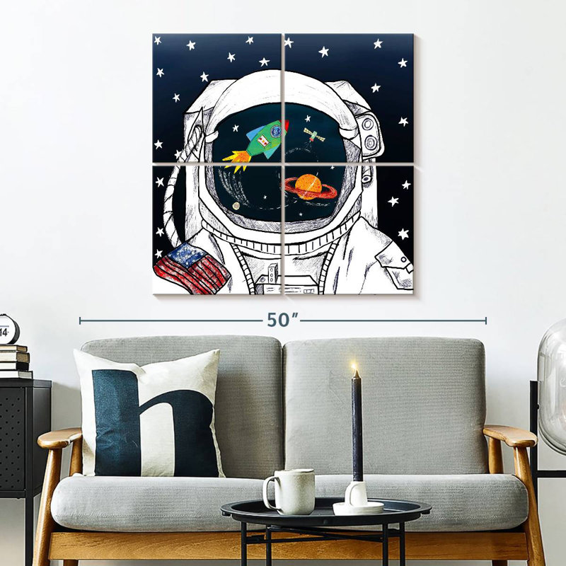 Oberle Looking At The Galaxy I, 32" H x 32" W