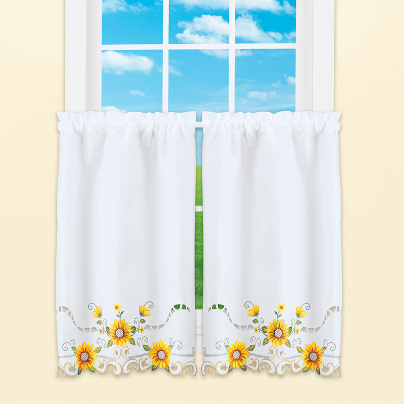 Ayobola Floral Tailored Cafe Curtain