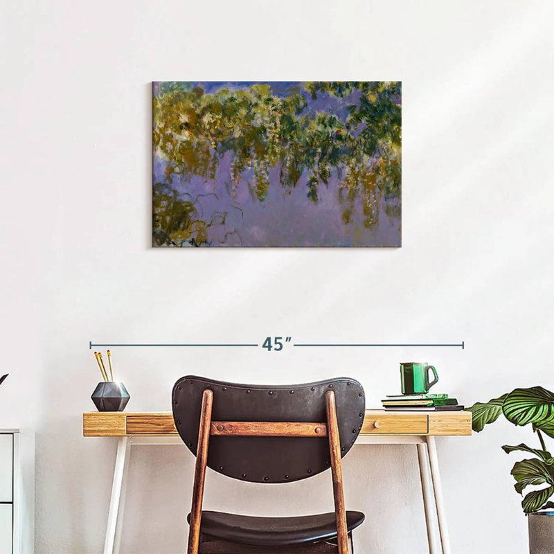 Wisterias, 20" H x 30" W