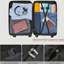 Ensemble de valises de voyage en PP de qualité supérieure, ensemble de valises à verrou TSA 3 pièces avec des tailles de 20, 24 et 28 pouces avec roues pivotantes à 360 °, rose