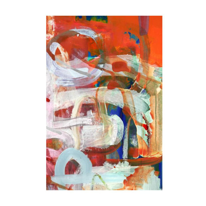 «Play It Right» par Fern Cassidy - Peinture, Image au pinceau gel, H 36 po x l 24 po x P 1,5 po