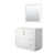White/Satin Bronze