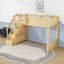 Lit mezzanine avec penderie et tablettes intégrées-128781485-128781486