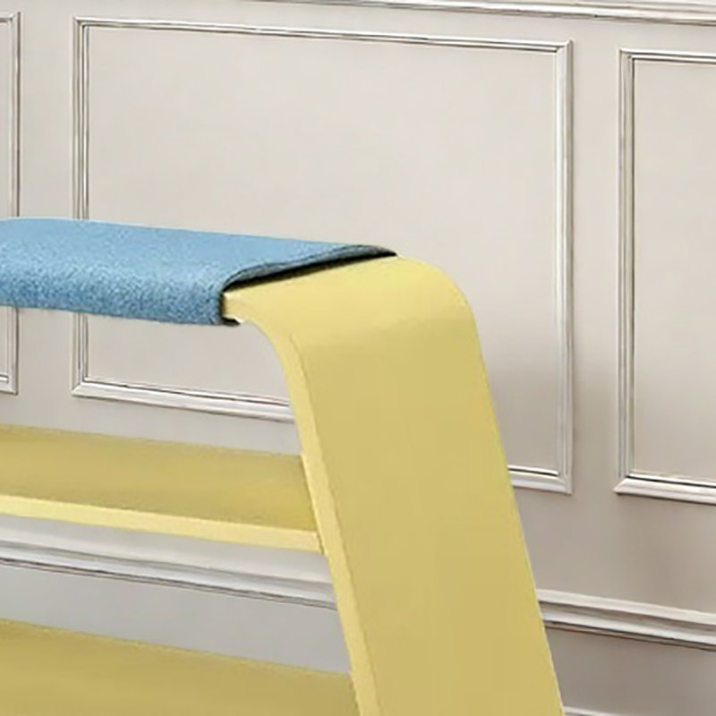 Tabouret à langer 28,3 po, Bleu/jaune