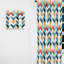 Scandinavian Simplicity Geometric - Rideau abstrait - Rideau géométrique obscurcissant - 1 panneau-107598309
