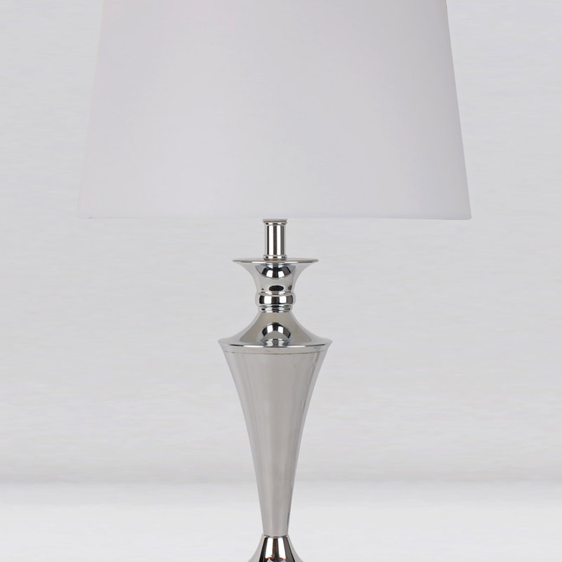 Glenham Metal Table Lamp, White
