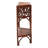 Bali & Pari Gaspar Marbled Tortoise Natural Rattan Console Table - Handcrafted Accent Table With Chippendale Design, Coastal Tropical Style For Entryway, Hallway, Or Living Room