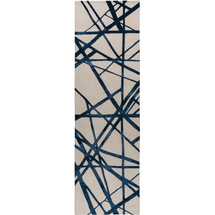 Kelly Wearstler Channels Indigo Runner Area Rug
