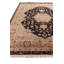 Super Fine Tabriz hand-knotted New Zealand Wool Black/Ivory Area Rug-74017067
