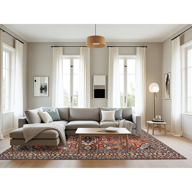 Oriental Indoor Rug, Rectangle 8' x 12'