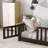 Full Bed, Floor With Fence And Door,Rubber Wood Floor With Safety Guardrails-1098107606-1098107607