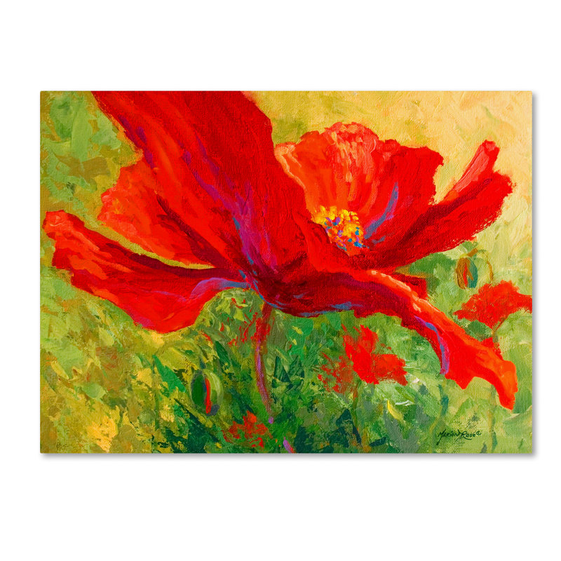 « red dépilament i », reproduction sur toile tendue, H 14 po x l 19 po x P 2 po