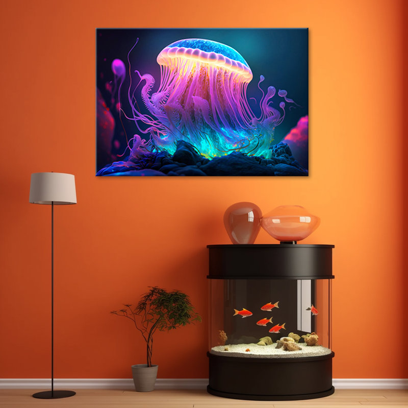 Neon - Wrapped Canvas Print