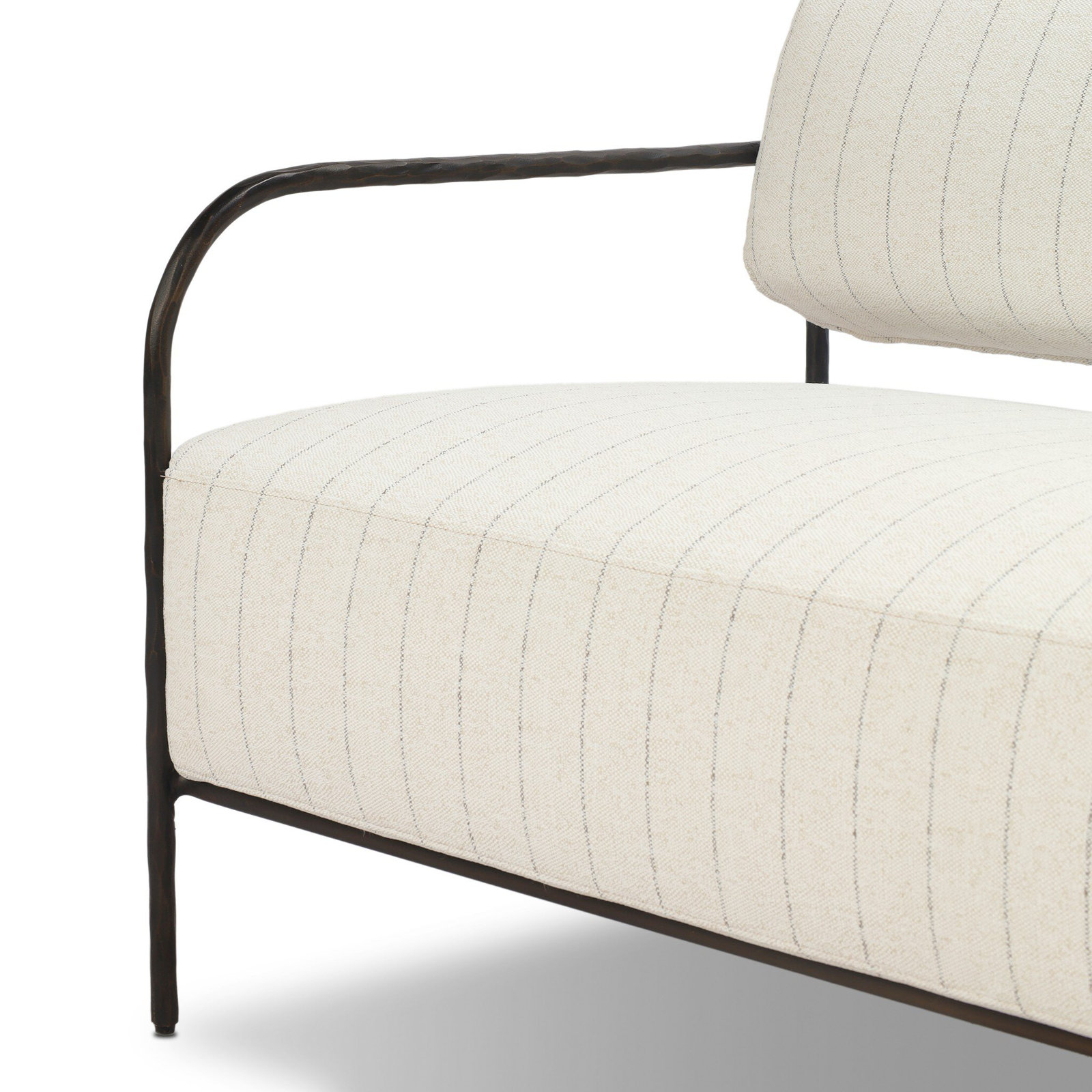 Channing 78" Hammered Iron Patio Sofa