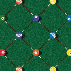 Tapis Sports Billards par Joy Carpets, Rectangle 3 pi 10 po x 5 pi 4 po