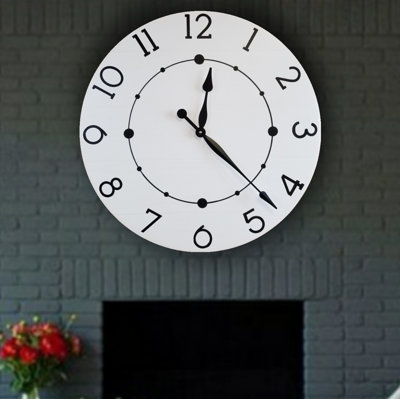 Beagle Wood Wall Clock