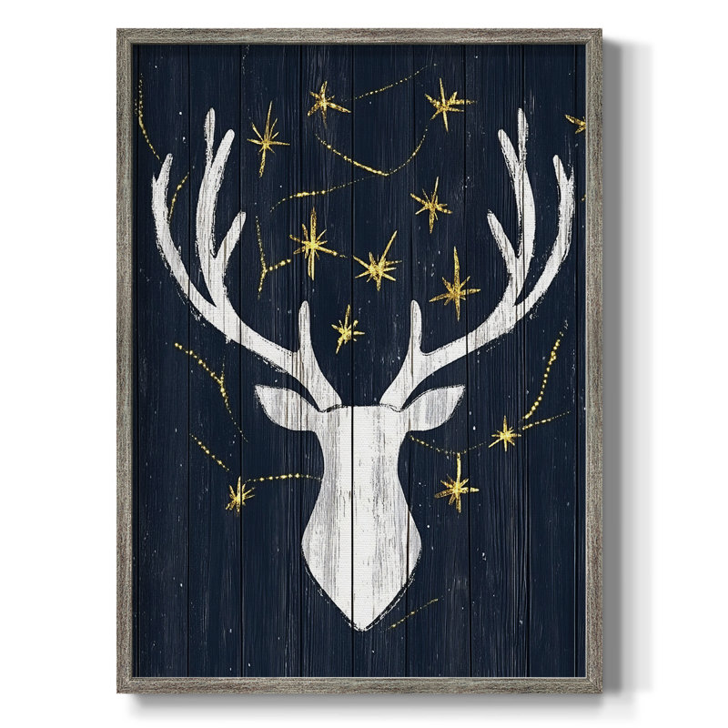 «Christmas Holiday Art XLVII», reproduction encadrée - bois massif, H 30 po x l 24 po