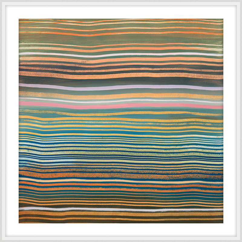 A Linear Arrangement 2 Print, 26" H x 26" W x 2" D