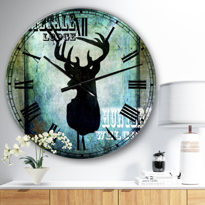 Lodge Whitetale Lodge - Oversized Cottage Wall Clock