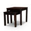2-Piece Eucalyptus Nesting Table Set, Espresso