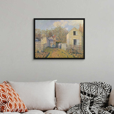 " Village Of Neighbors, 1872 " by Alfred Sisley Painting Print