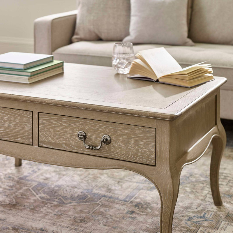 Ammon Solid Wood Coffee Table