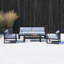Kariselle 4 - Person Patio Conversation Sets with Cushions
