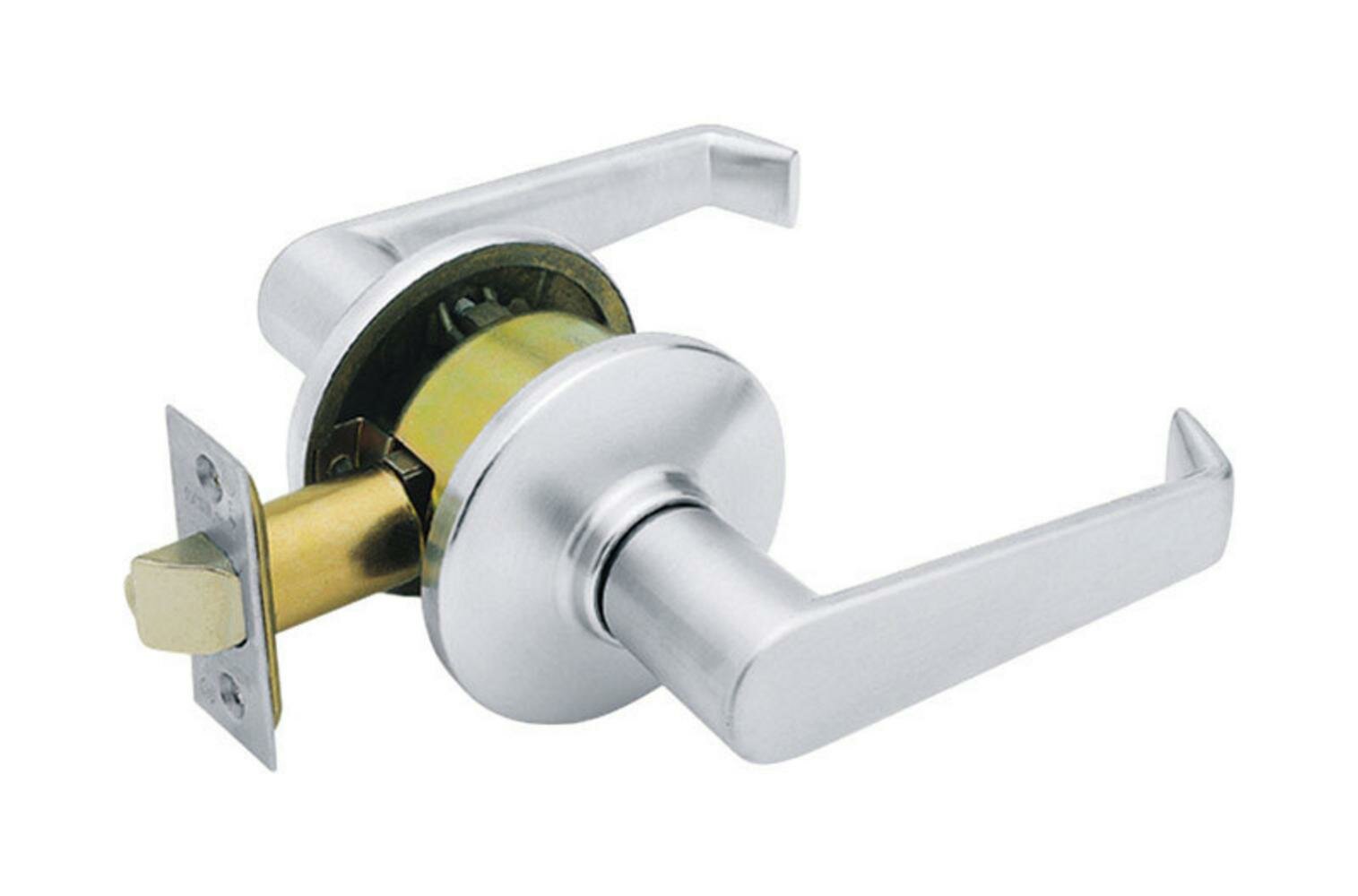 Elan Lever Hall and Closet Lock Schlage Finish: Satin Chrome