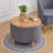 Sauget Solid Wood Single Coffee Table-1640781225