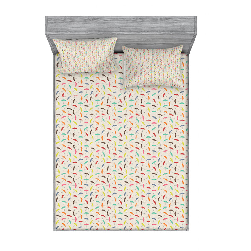 Microfiber Sheet Set, Full Sheet Set with Fitted Sheet