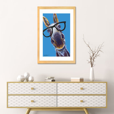 " Donkey Snickers Glasses " by Hippie Hound Studios