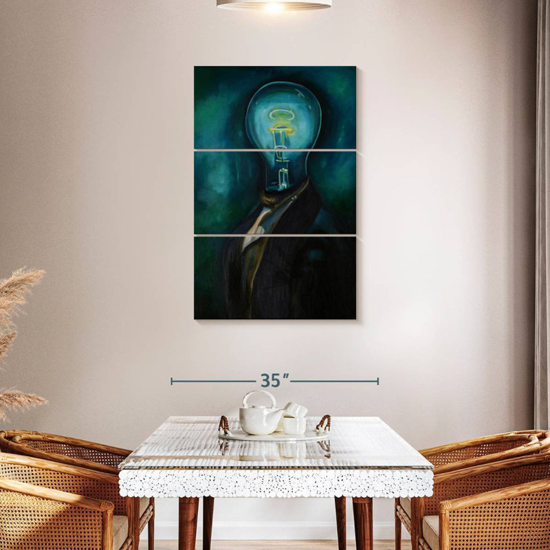 Keiri Light Headed III, 45" H x 28" W