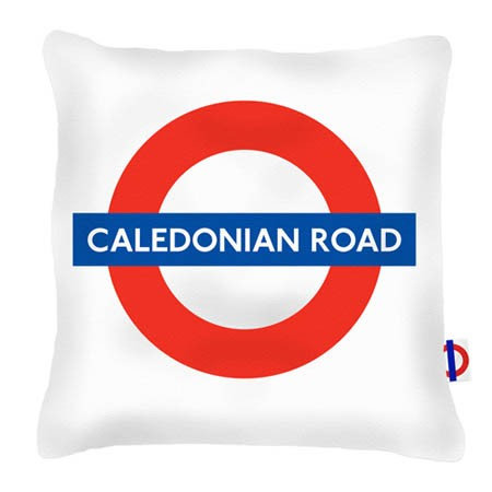Caledonian Road Tube Station London Transport Cushion