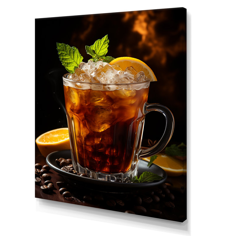Cuba Aroma Coffee Harmony III - impression, H 44 po x l 34 po x P 1,5 po, Toile tendue